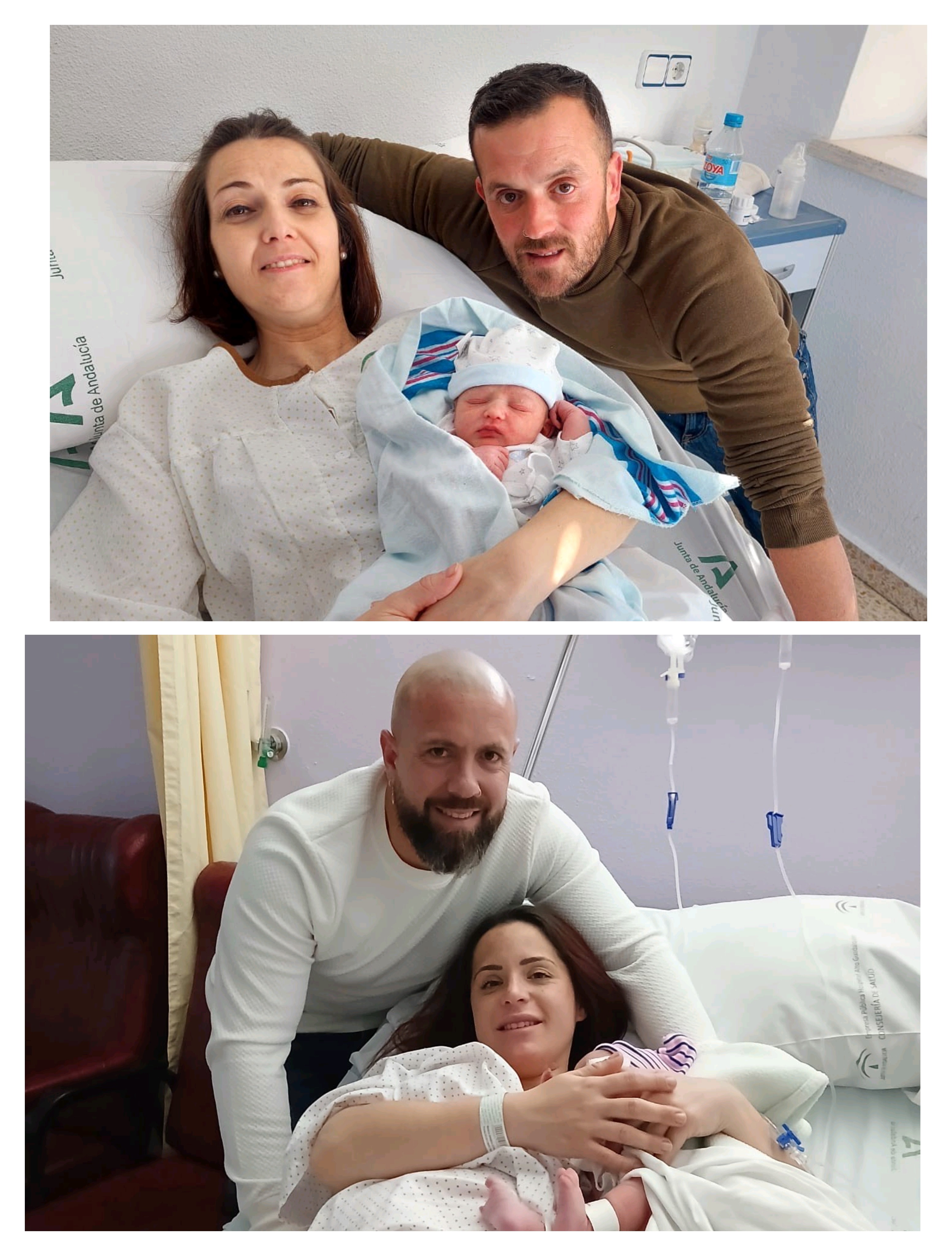 Imagen de Iker y Hugo, los dos bebés nacidos en la provincia de Jaén