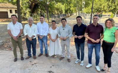 Imagen de Reyes pone en valor “el sello socialista” de las obras del entorno de la Ermita de Linares