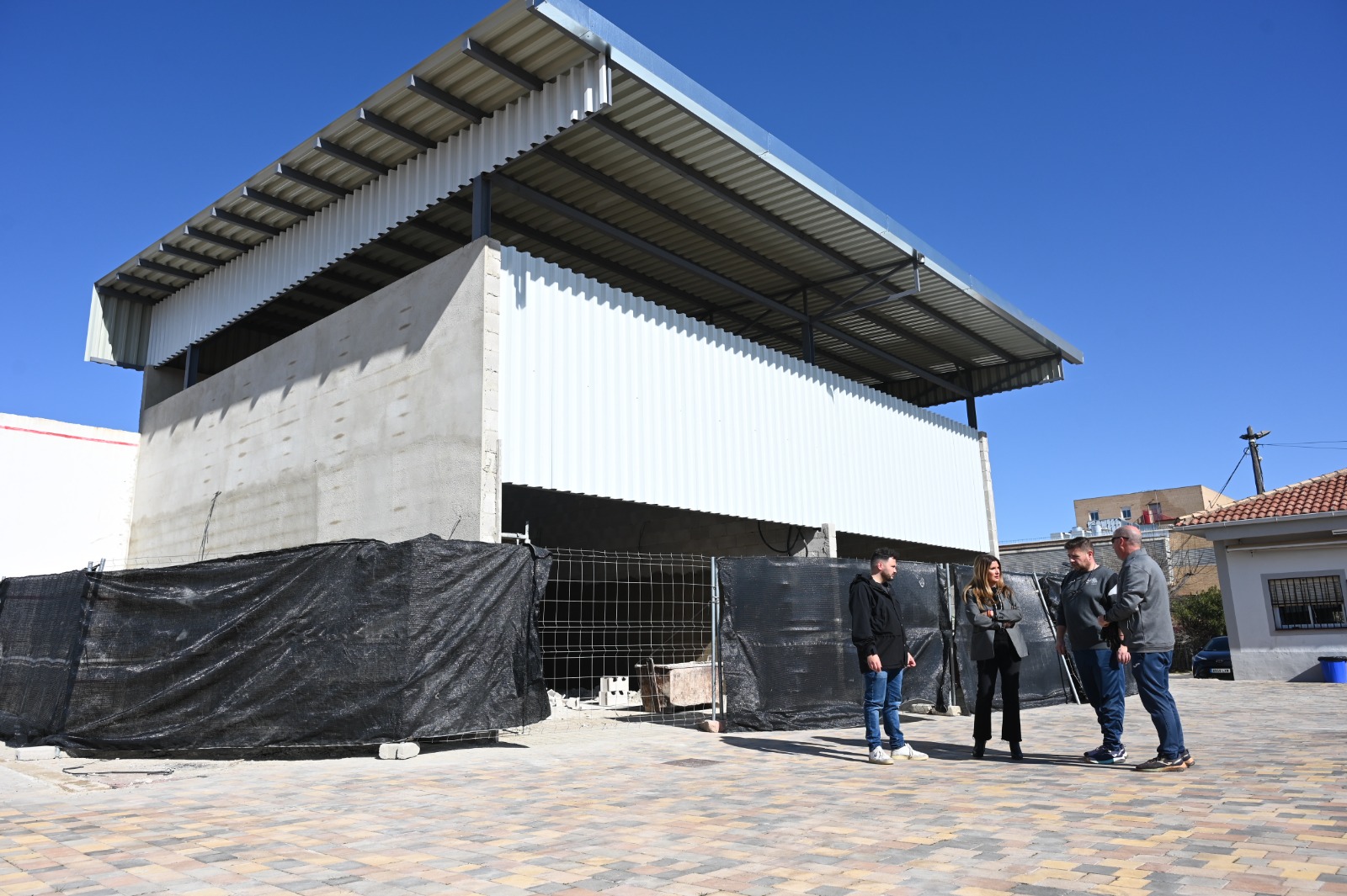 Imagen de Comienza las obras de las pistas de squash en las Instalaciones deportivas de Mariano de la Paz