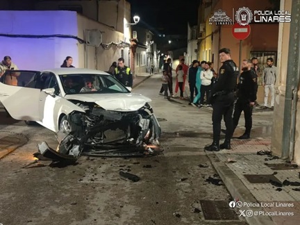 Imagen de Un accidente ocasiona varios heridos en Linares