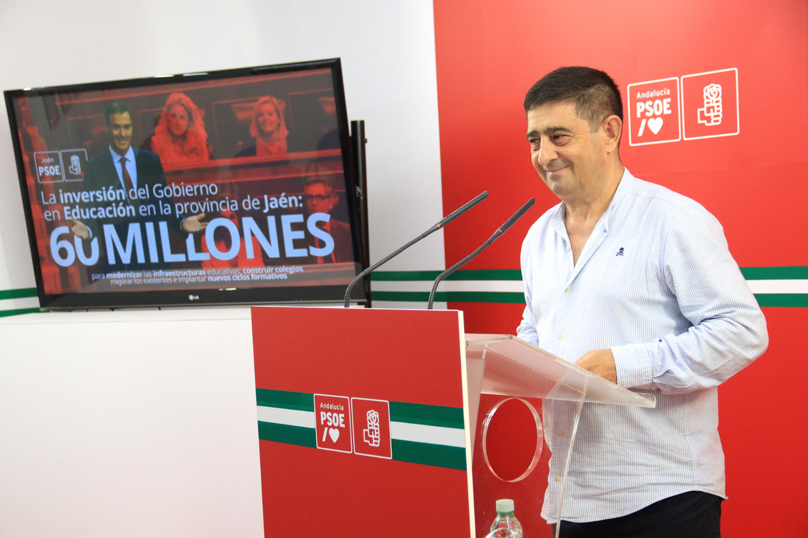 EL PSOE de Jaén a través de Francisco Reyes confirma que el Gobierno de España ha dado a Linares mas de 3 millones de euros