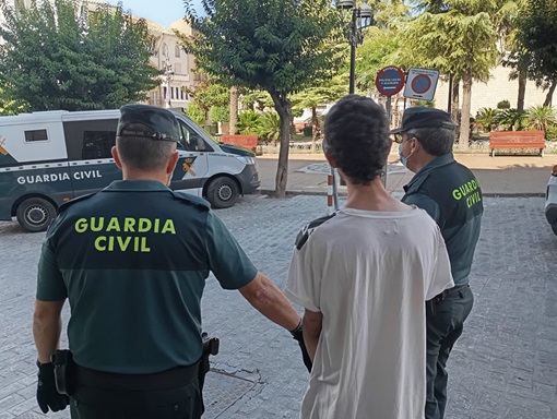 La Guardia Civil ha detenido a una persona por supuesto delito de robo con violencia en grado de tentativa