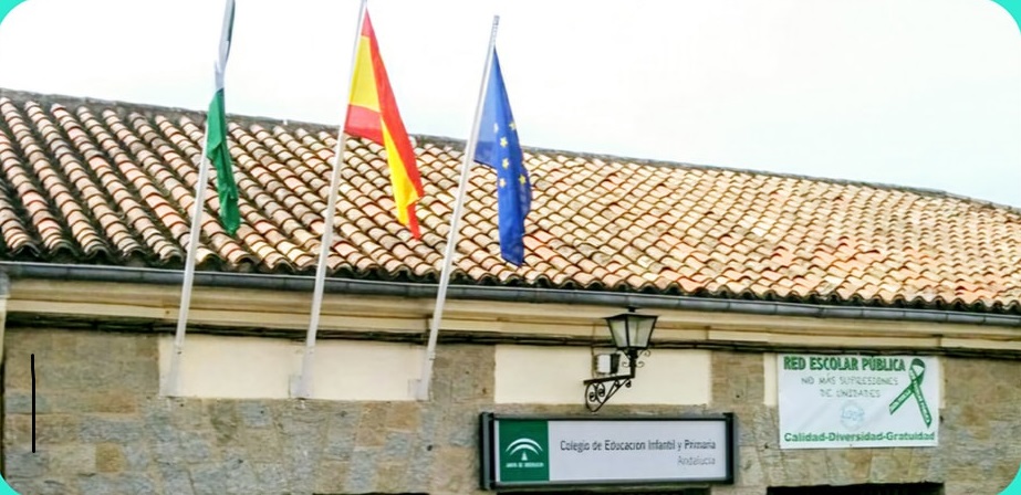 Derrumbe en el comedor del colegio de CEIP Andalucía de Linares