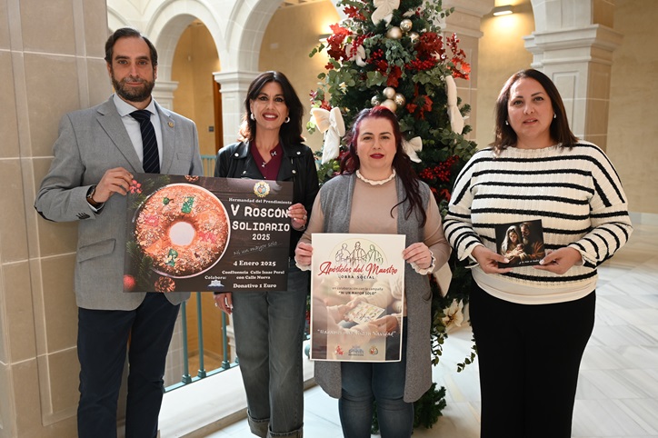 Imagen de El V Roscón Solidario y la iniciativa ‘Apóstoles del Maestro’ se suman a la campaña ‘Ni un mayor solo’ del Área de Bienestar Social