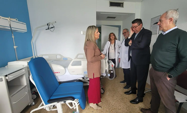 Imagen de El área de Hospitalización del Hospital Universitario San Agustín, de Linares (Jaén), ha finalizado la instalación del nuevo mobiliario