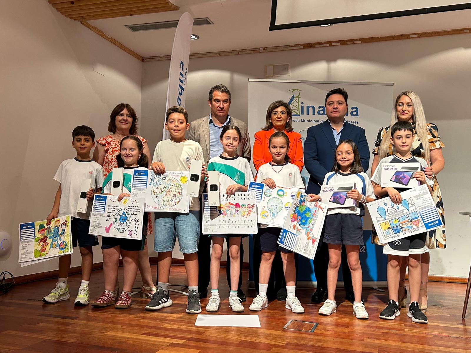 Imagen de 463 escolares de Educación Primaria participan con sus dibujos en el concurso de Linaqua