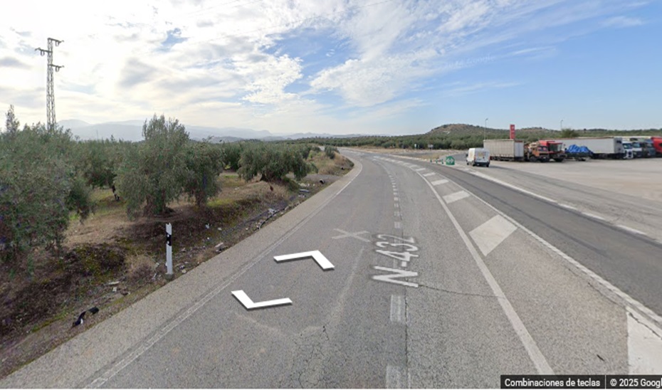 Imagen de Trágico accidente en la N-432 a su paso por Alcaudete deja dos fallecidos