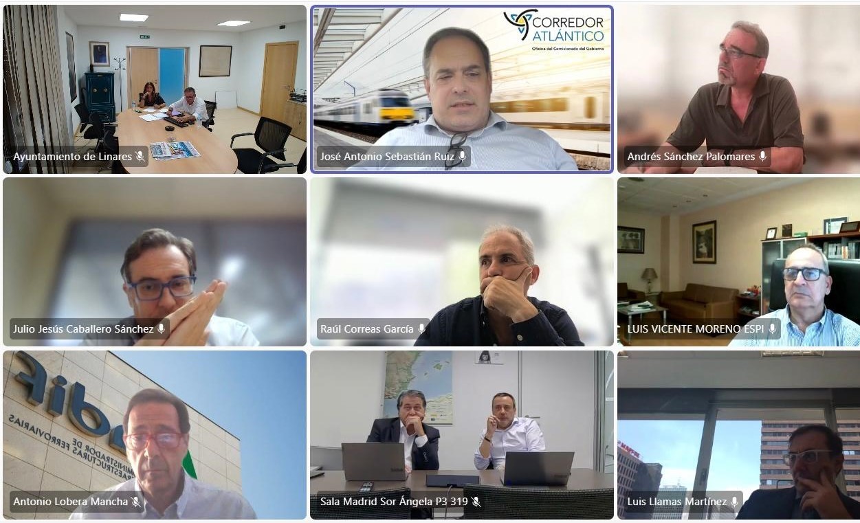 Imagen de Linares refuerza la coordinación con ADIF ante las obras de la autopista ferroviaria