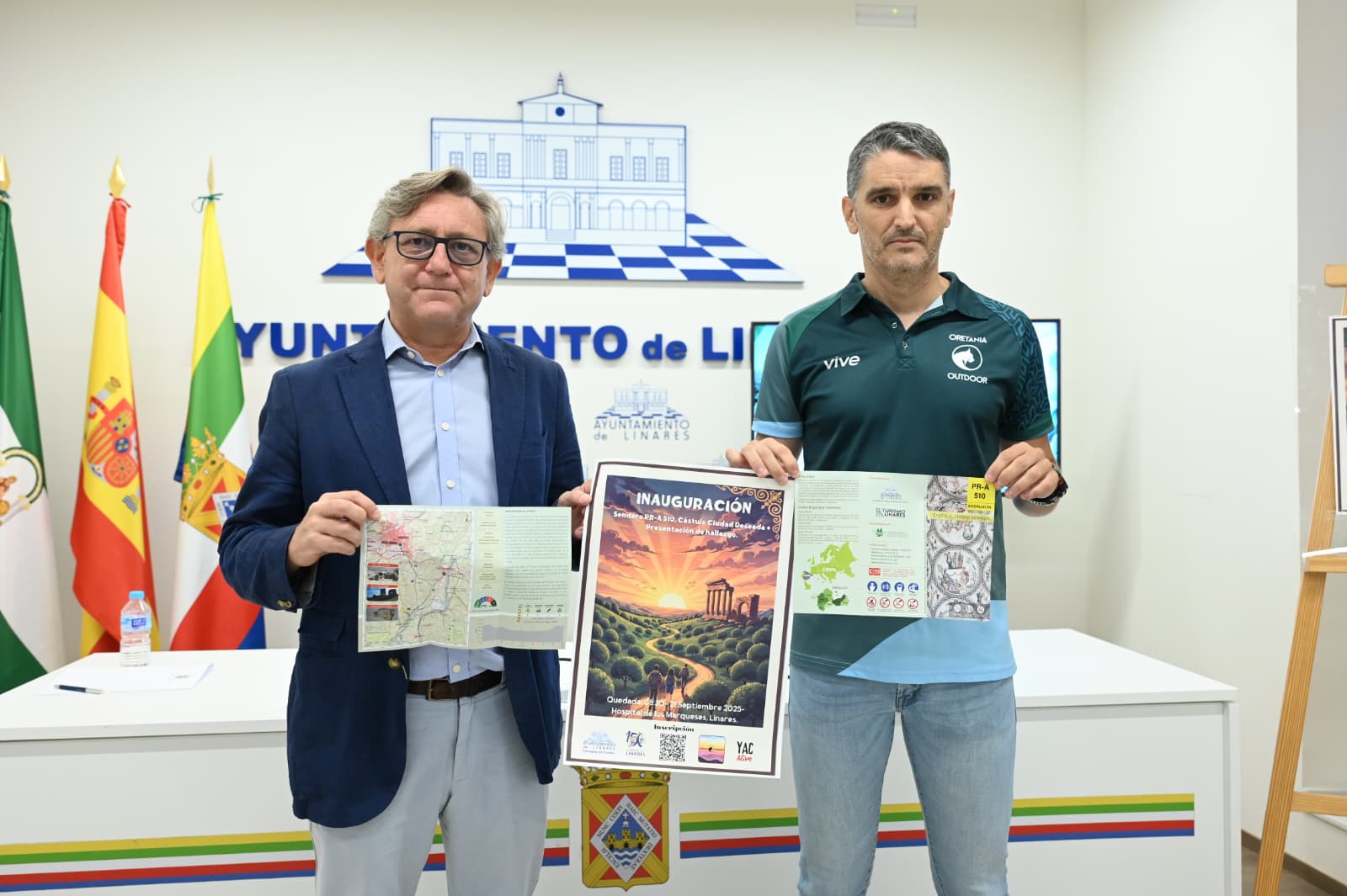 Imagen de Linares inaugura la ruta de senderismo PR-A 510 ‘Cástulo, ciudad deseada’ con una jornada deportiva y cultural