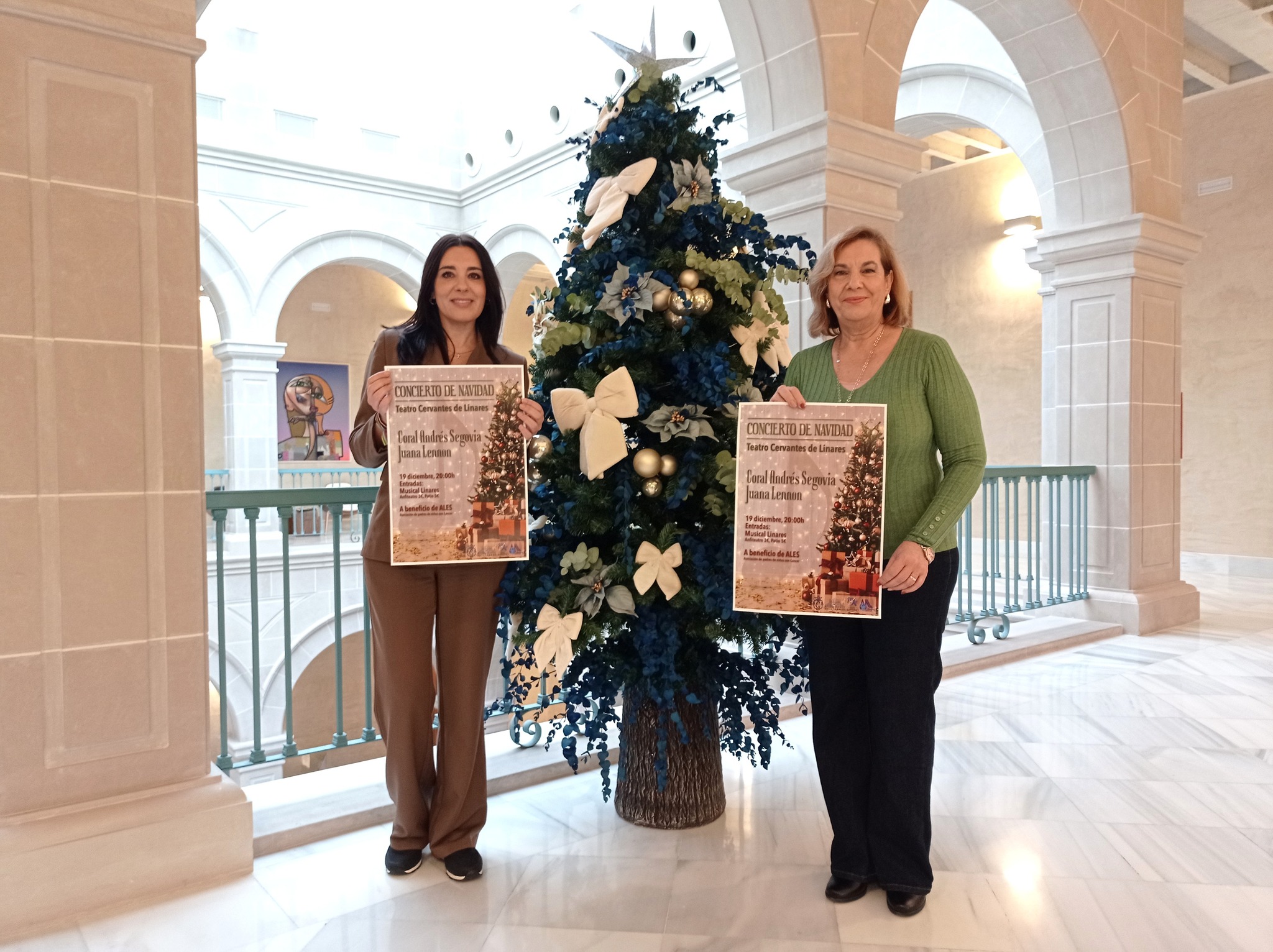 Imagen de El Teatro Cervantes acogerá un Concierto de Navidad solidario a beneficio de ALES Jaén