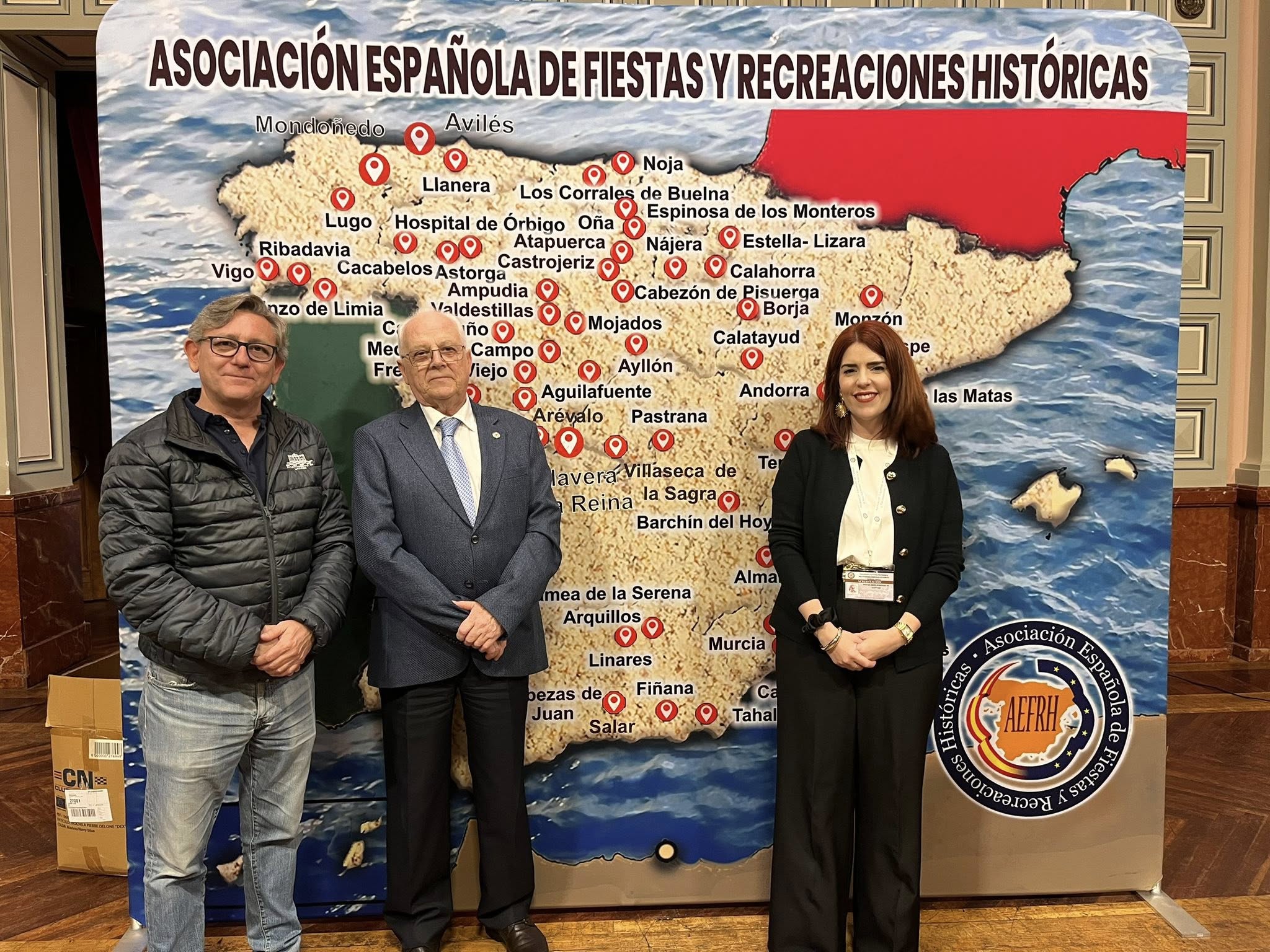 Linares promociona sus Fiestas Ibero Romanas de Cástulo en la Asamblea Anual de la AEFRH 2026