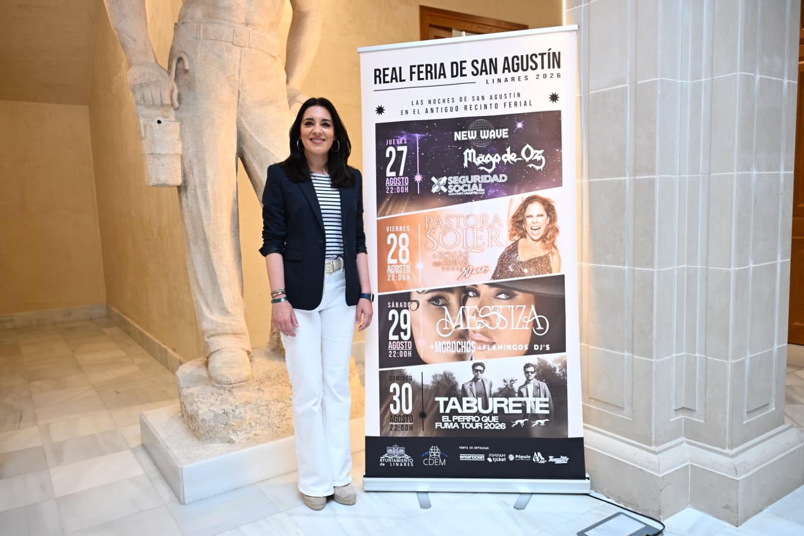La Real Feria de San Agustín 2026 desvela un cartel musical diverso y de gran formato