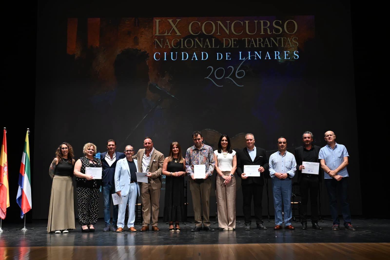 Imagen de Enrique Ángel García se alza con el primer premio de la final de Cantes Libres del LX Concurso Nacional de Tarantas de Linares