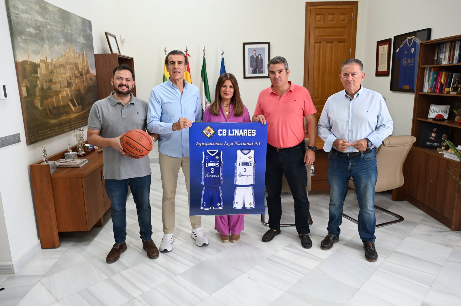 Imagen de Linaqua nuevo patrocinador del CB LINARES