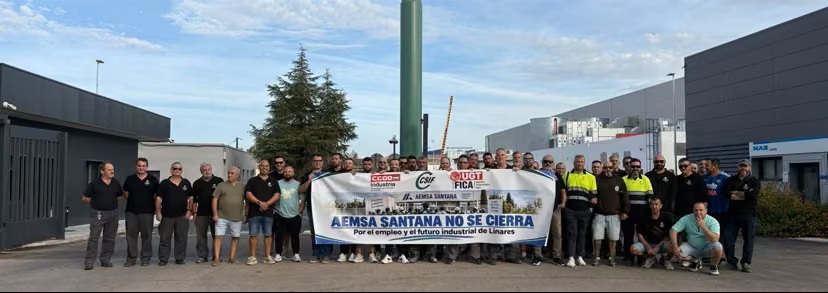Imagen de Los trabajadores de AEMSA Santana rechazan rotundamente el ERE y acusan a la empresa de actuar como “trileros” en la negociación